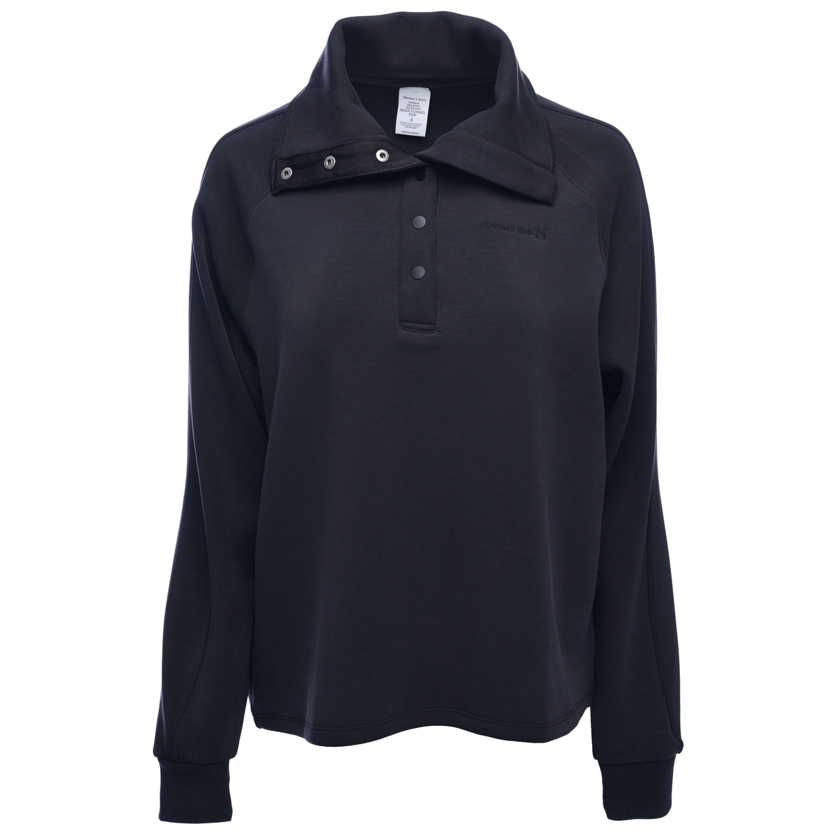 Womens Snap Funnel Pullover