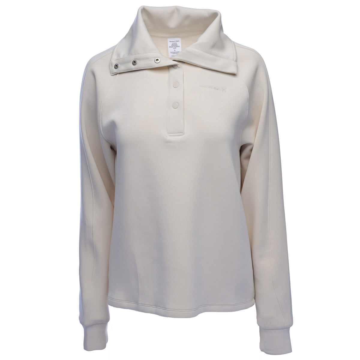 Womens Snap Funnel Pullover