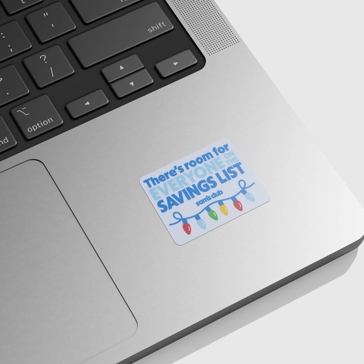 Holiday Savings List Sticker