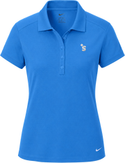 Women's HUH Club Blue Nike Pique Polo