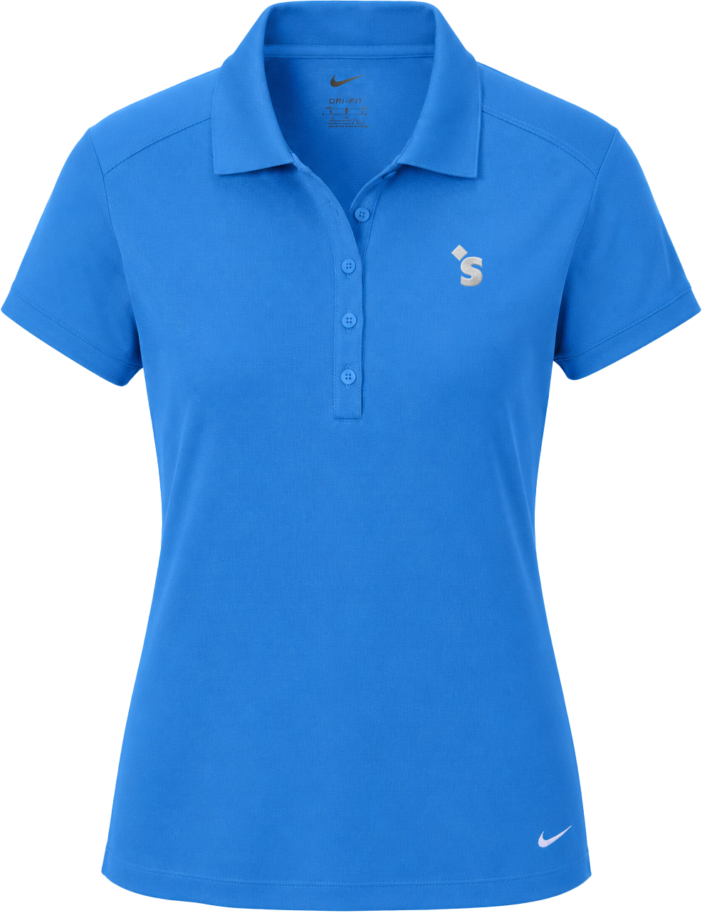 Women's HUH Club Blue Nike Pique Polo