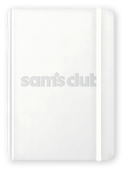 Sam's Club White Debossed Core Journal