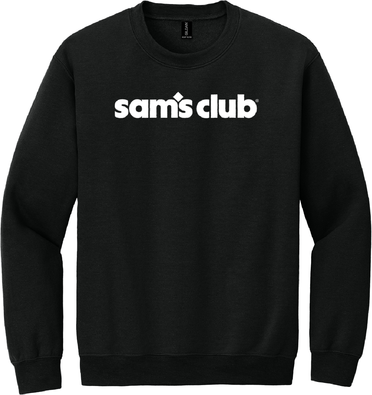 Sam's Club Black Logo Crewneck Sweatshirt