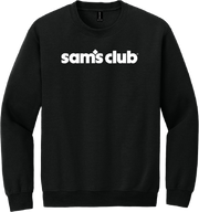 Sam's Club Black Logo Crewneck Sweatshirt