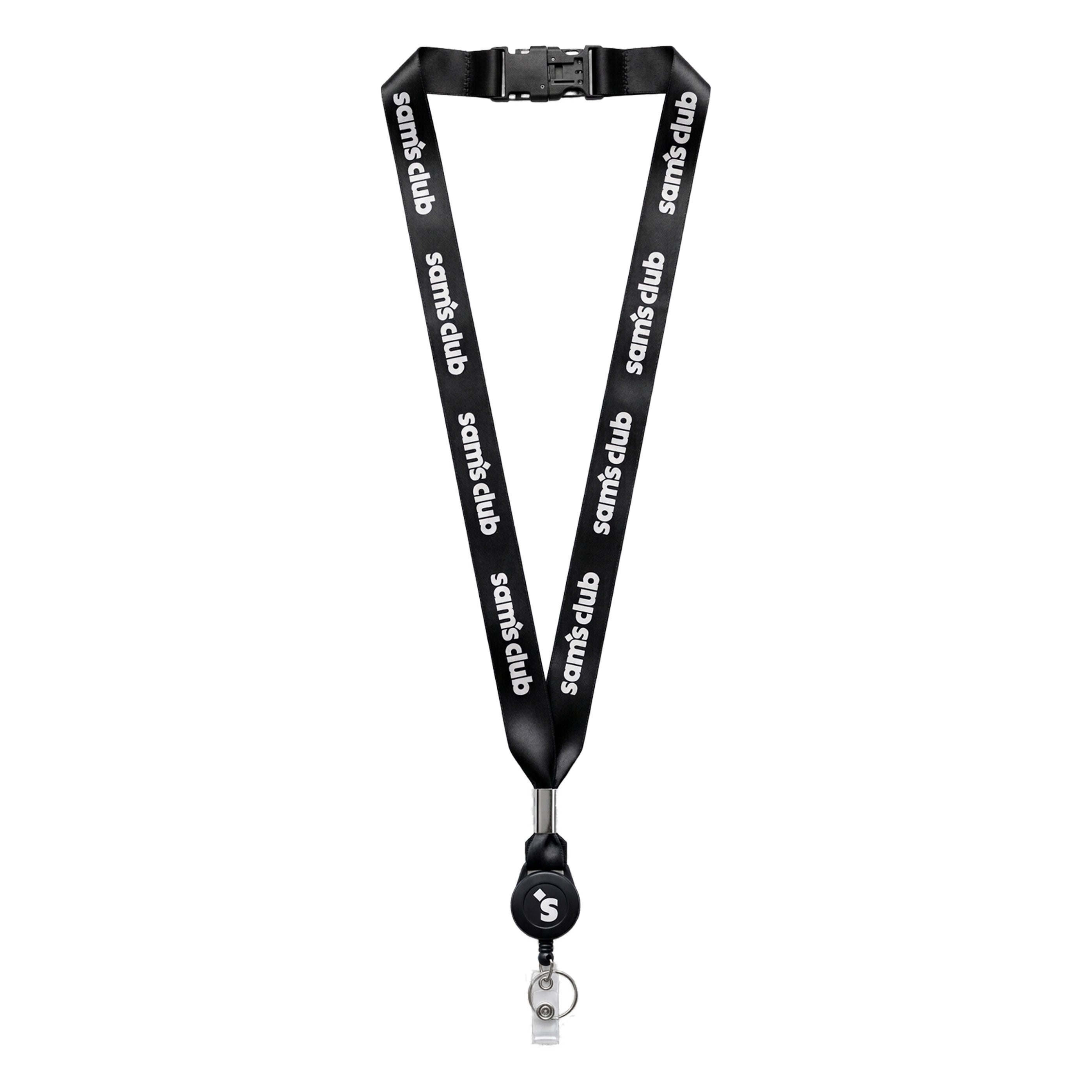 Sam's Black Core Lanyard