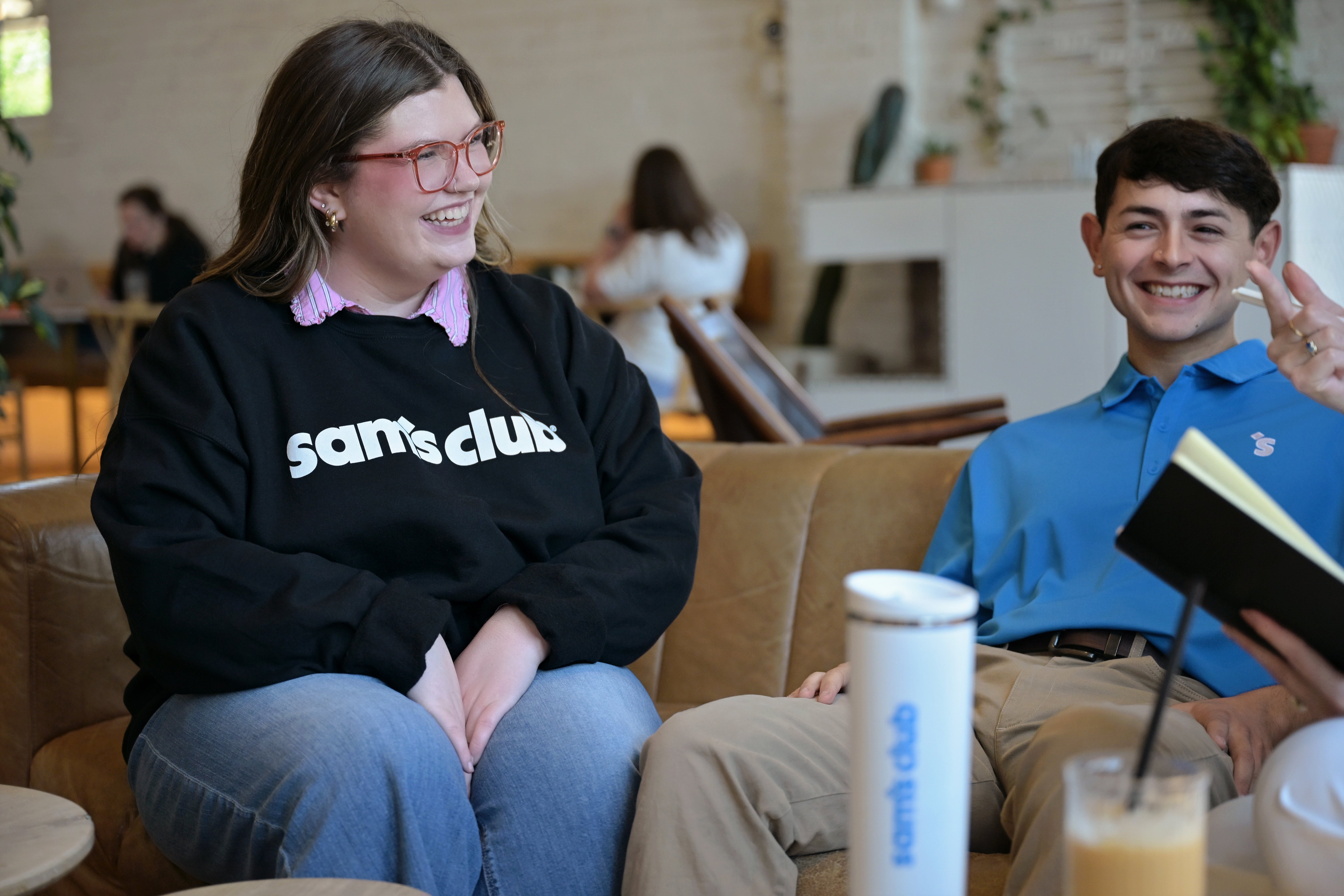 Sam's Club Black Logo Crewneck Sweatshirt