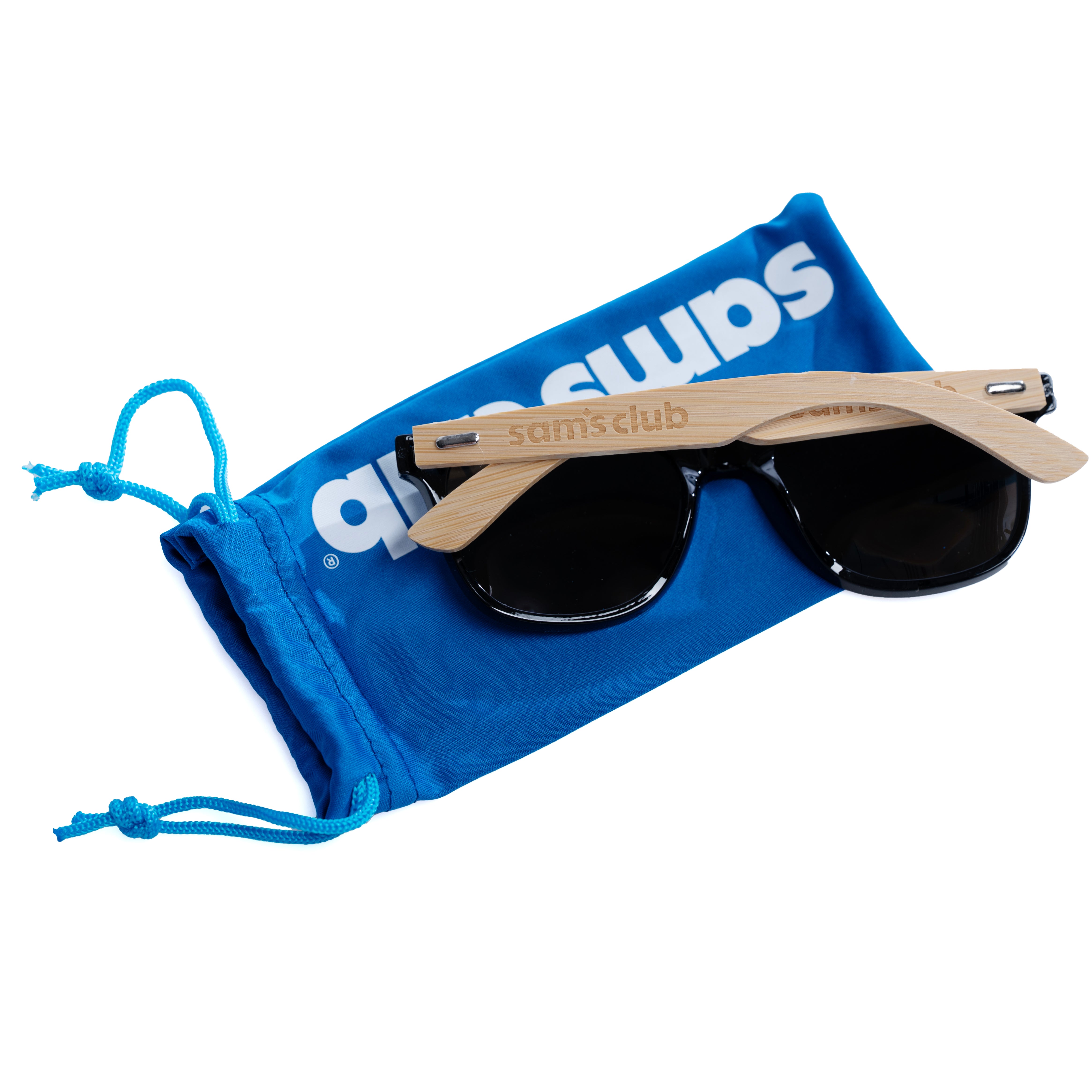 Sam's Club Polarized Sunglasses with Bamboo Arms