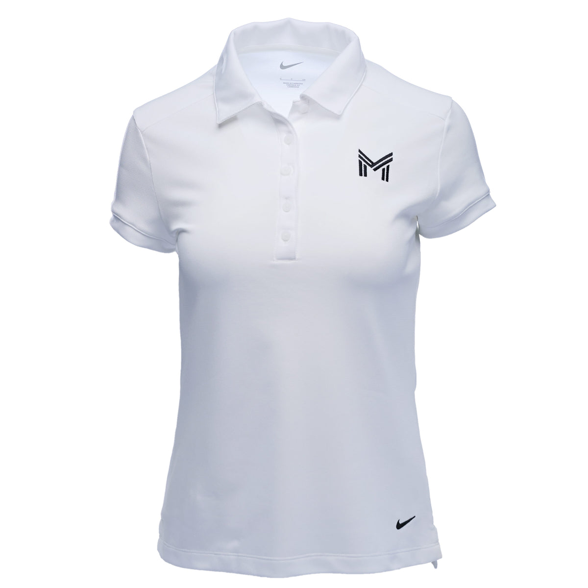 MM Womens White Nike Polo