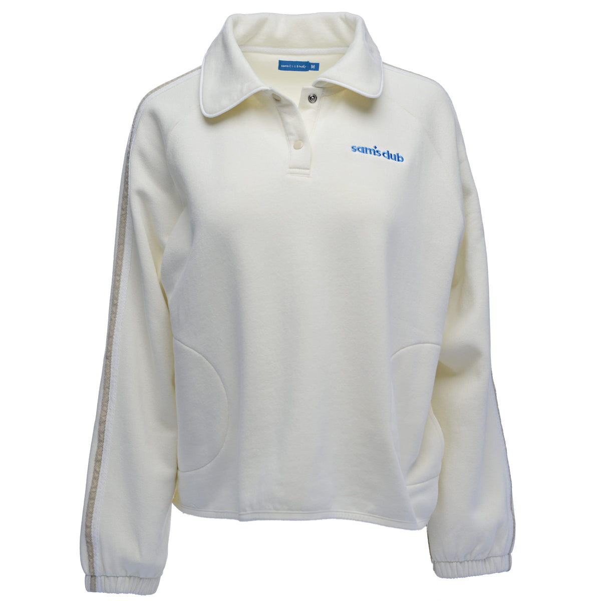 Hensley Womens Collared Fleece Pullover