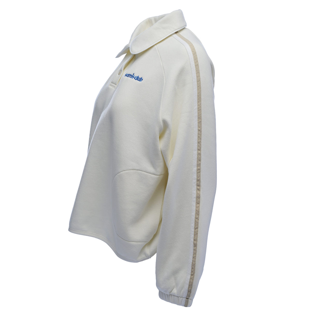 Hensley Womens Collared Fleece Pullover