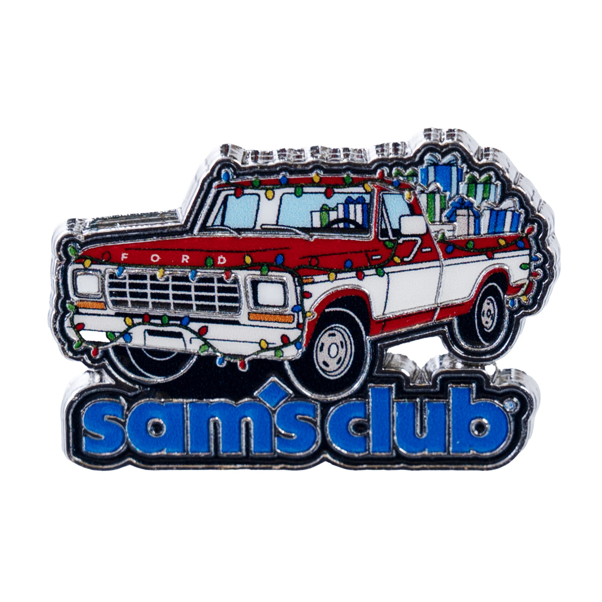 Holiday Truck Lapel Pin