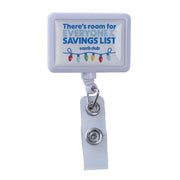 Savings List Holiday Badge Reel