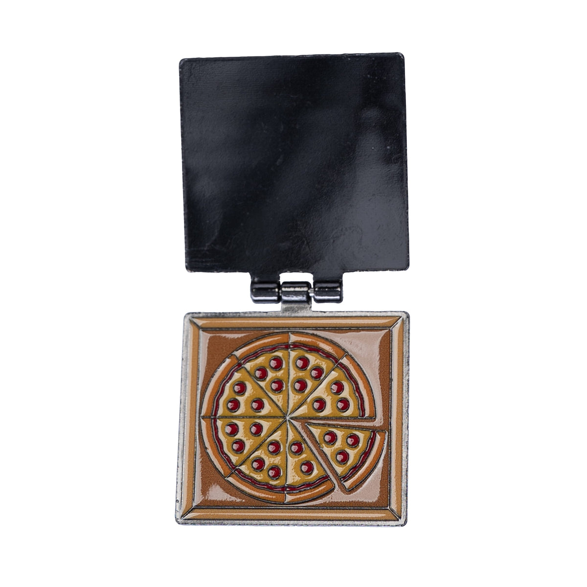 Pizza Boxed Hinged Lapel Pin