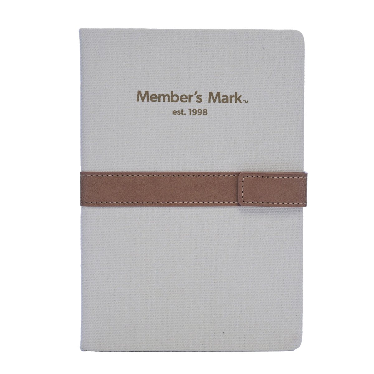 MM Hardback Canvas Journals with Leather Close