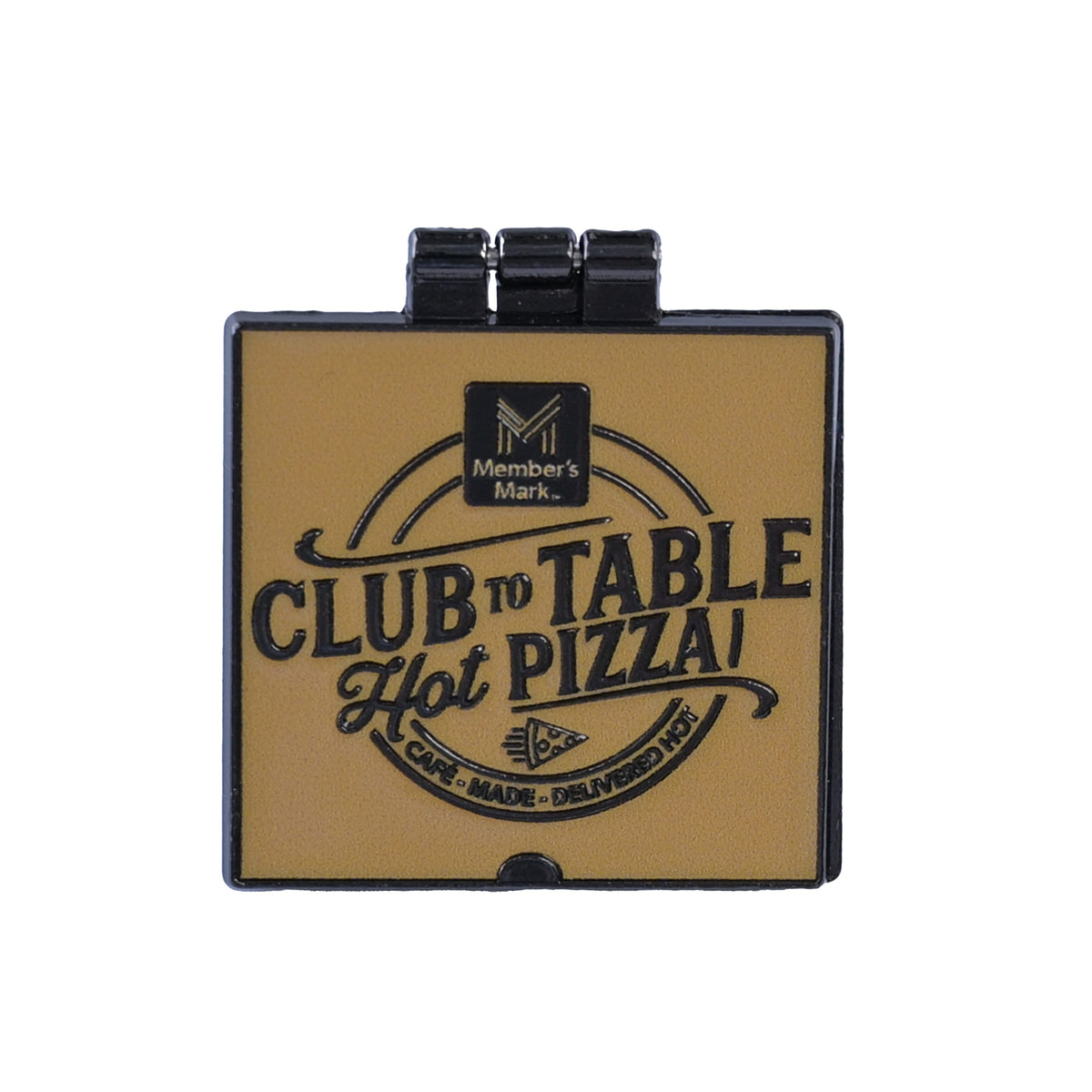 Pizza Boxed Hinged Lapel Pin
