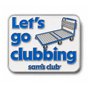Let's go clubbing Lapel Pin