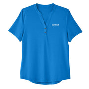 Women's Sam's Club Blue Wordmark Polo