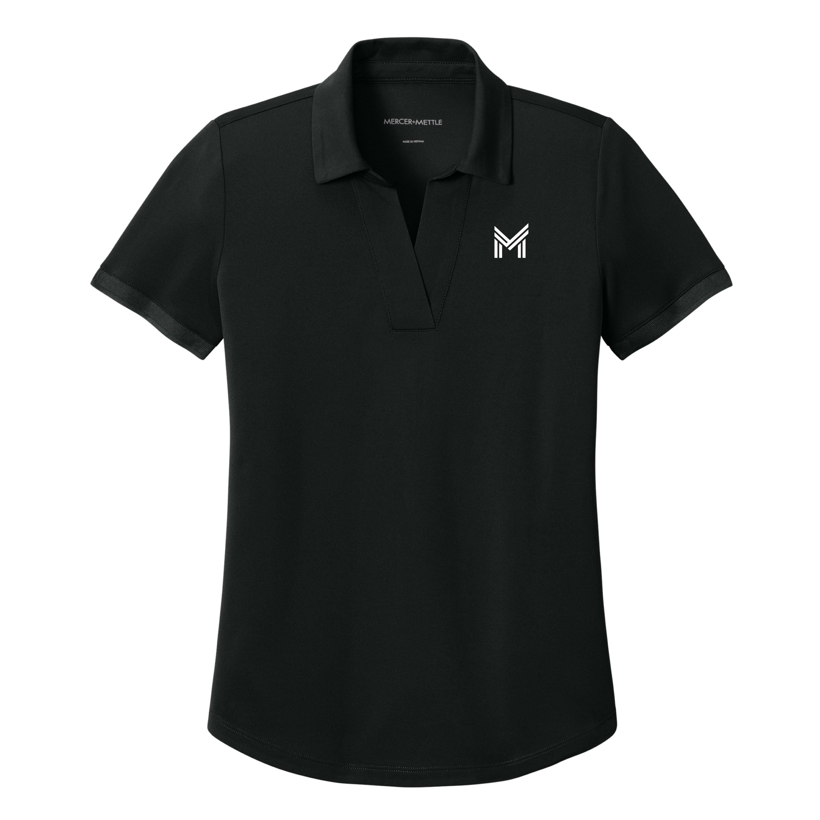 MM Women's Black Polo