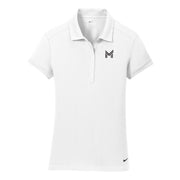 MM Women's White Nike Polo