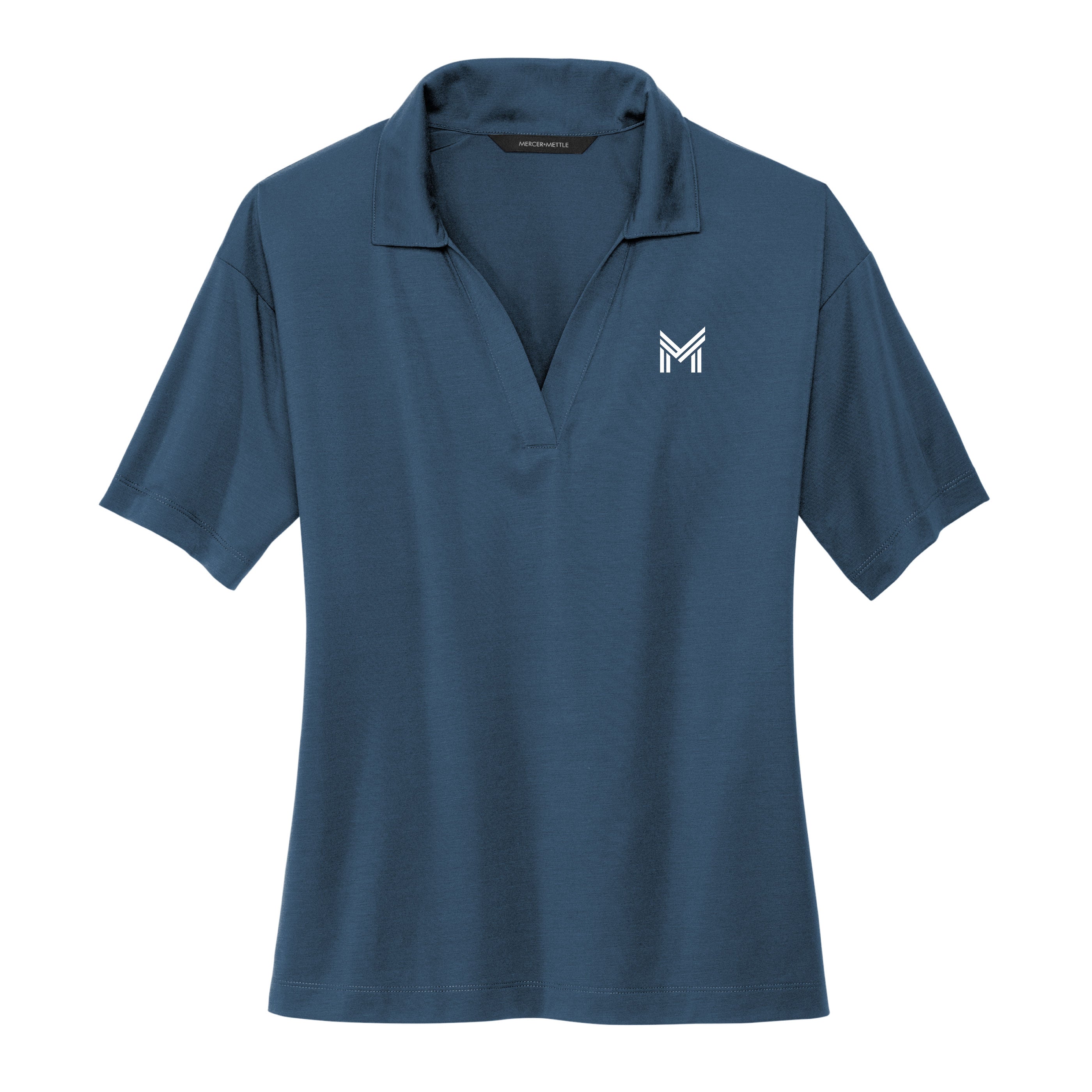 MM Women's Blue Polo