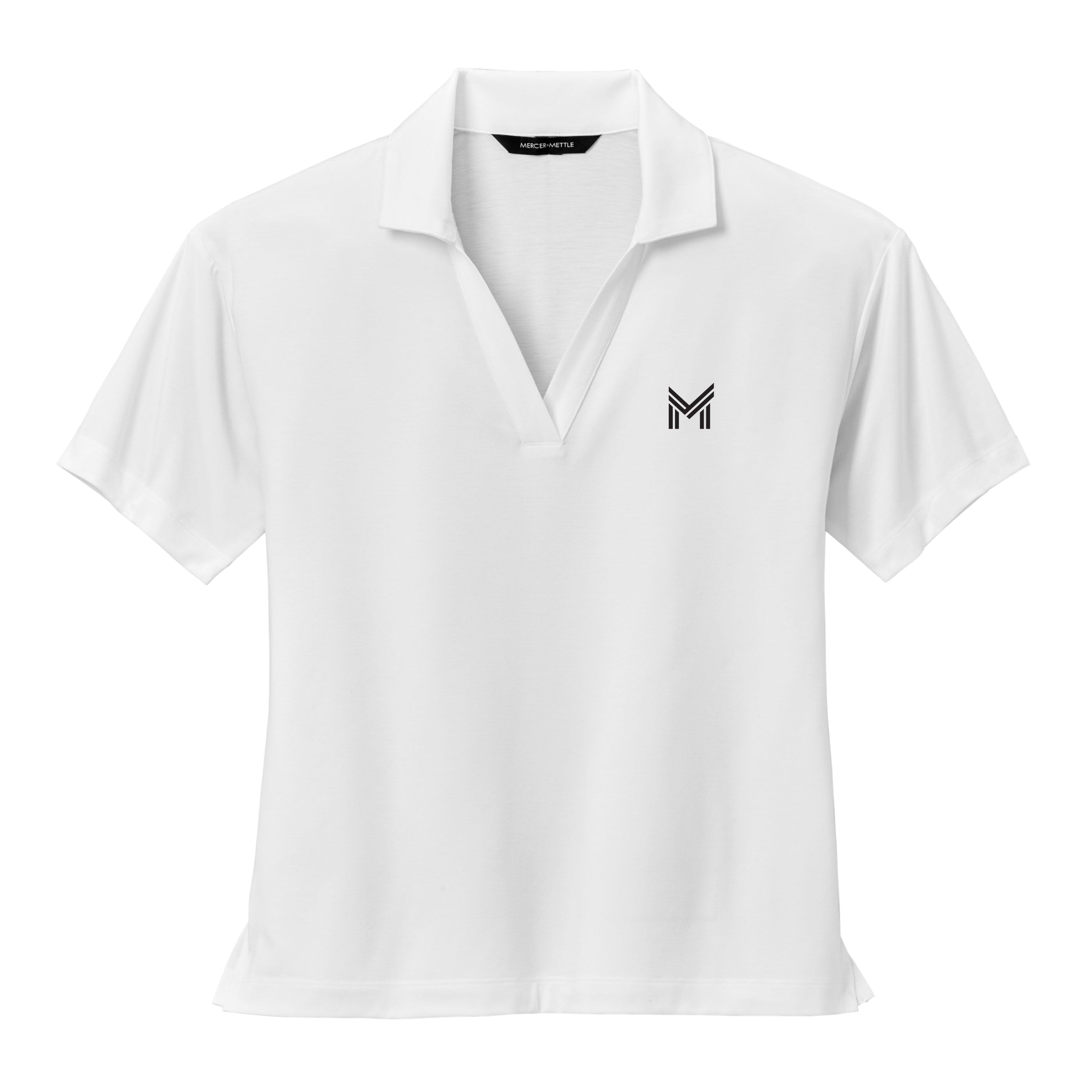 MM Women's White Polo