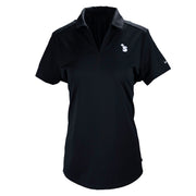 Women's HUH black Nike Legacy Polo