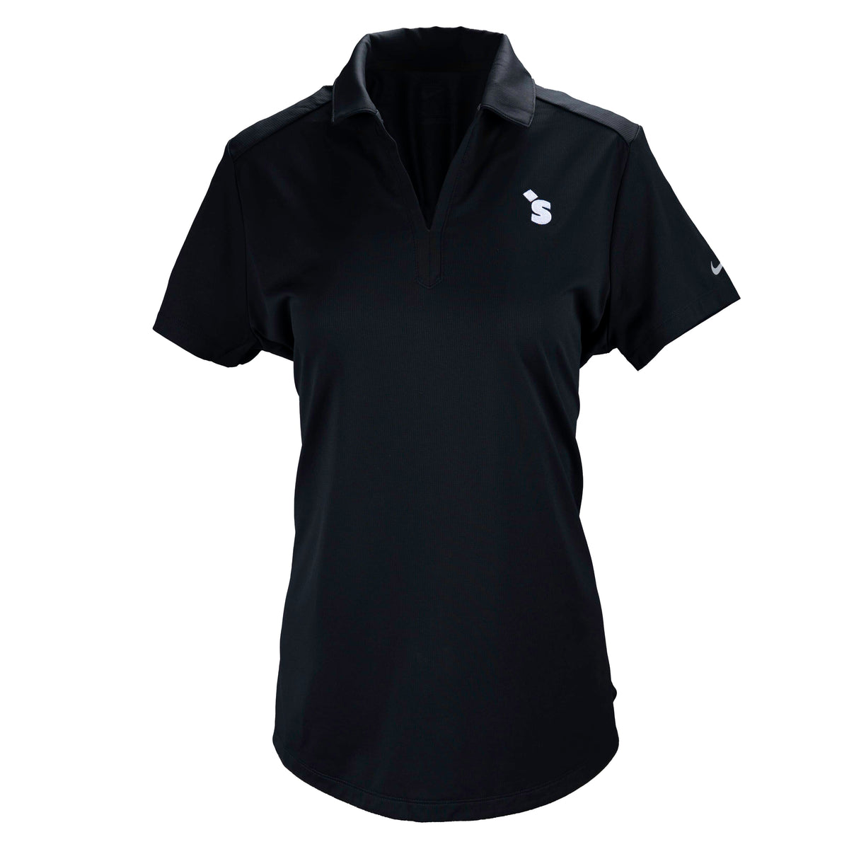 Women's HUH black Nike Legacy Polo