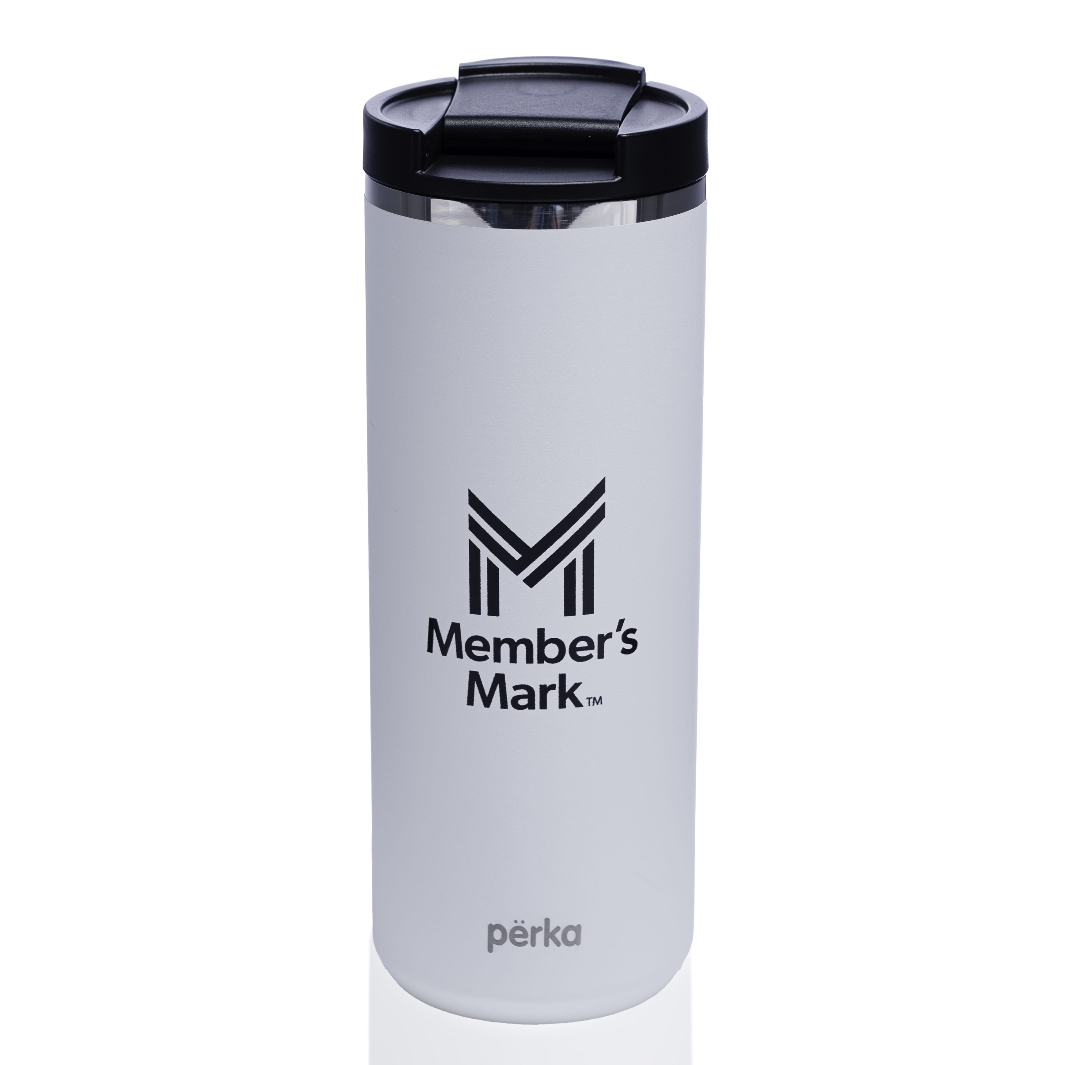 Member's Mark 18oz Perka Tumbler White