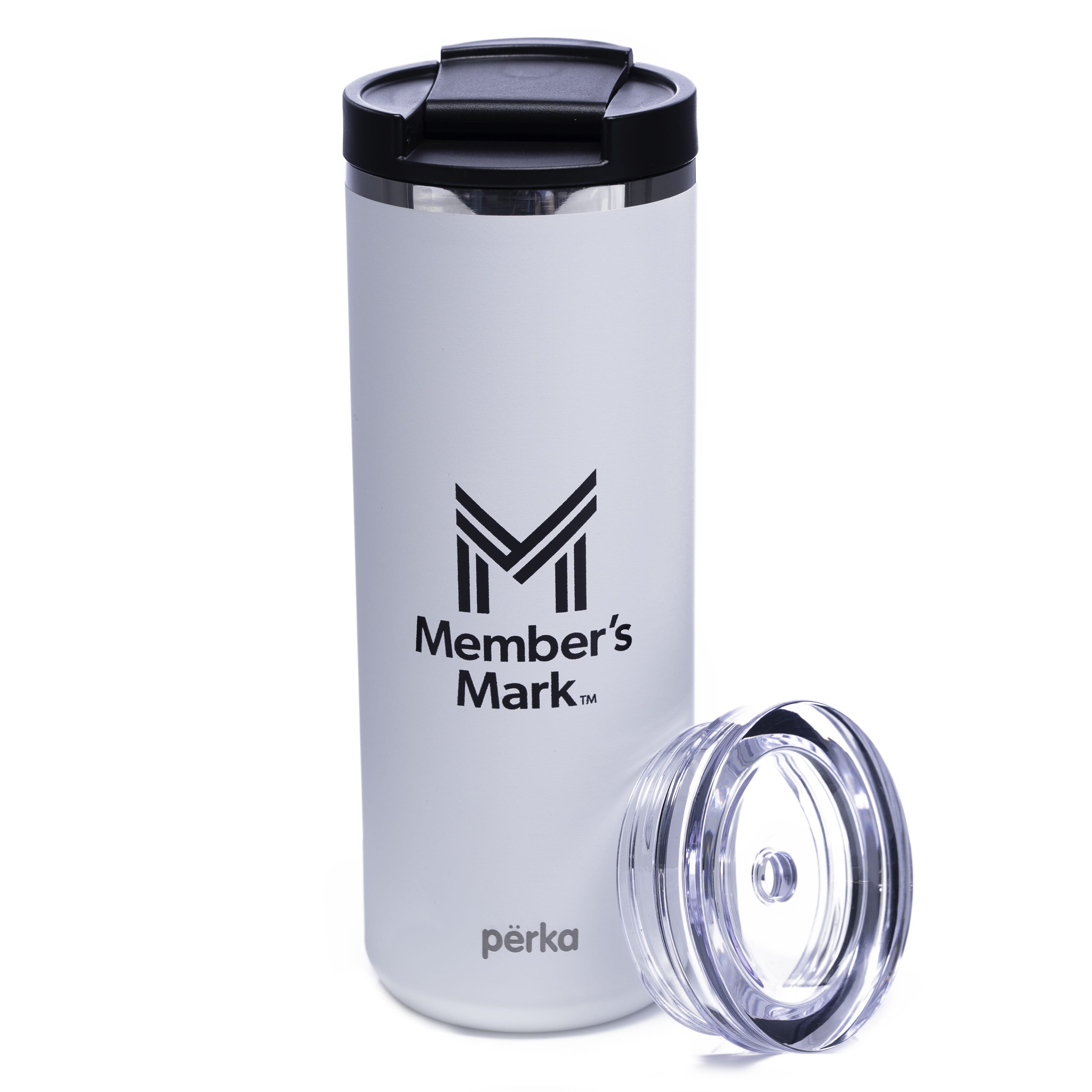 Member's Mark 18oz Perka Tumbler White
