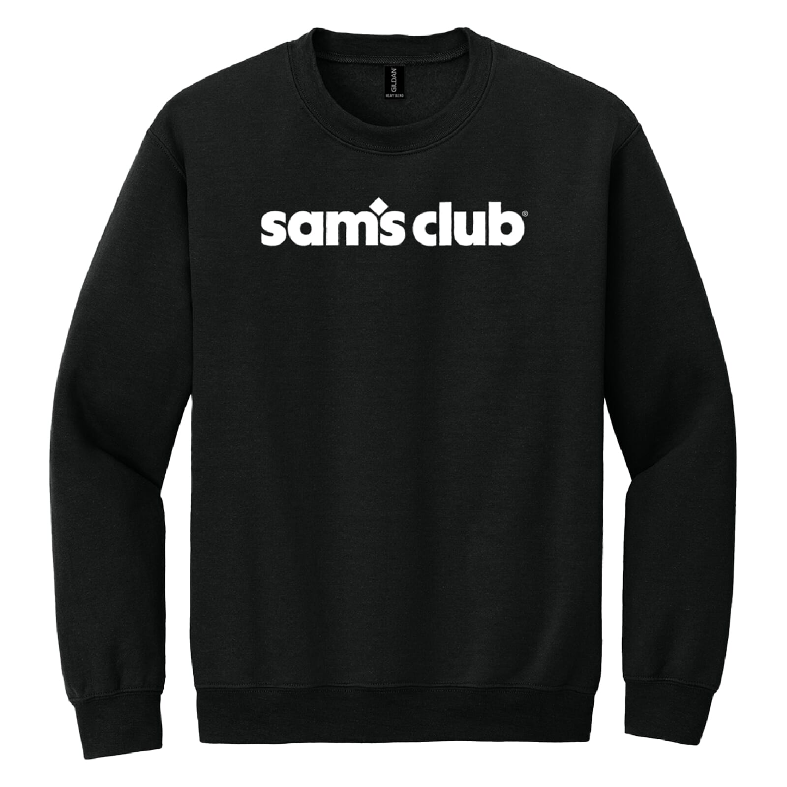 Sam's Club Black Logo Crewneck Sweatshirt