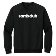 Sam's Club Black Logo Crewneck Sweatshirt