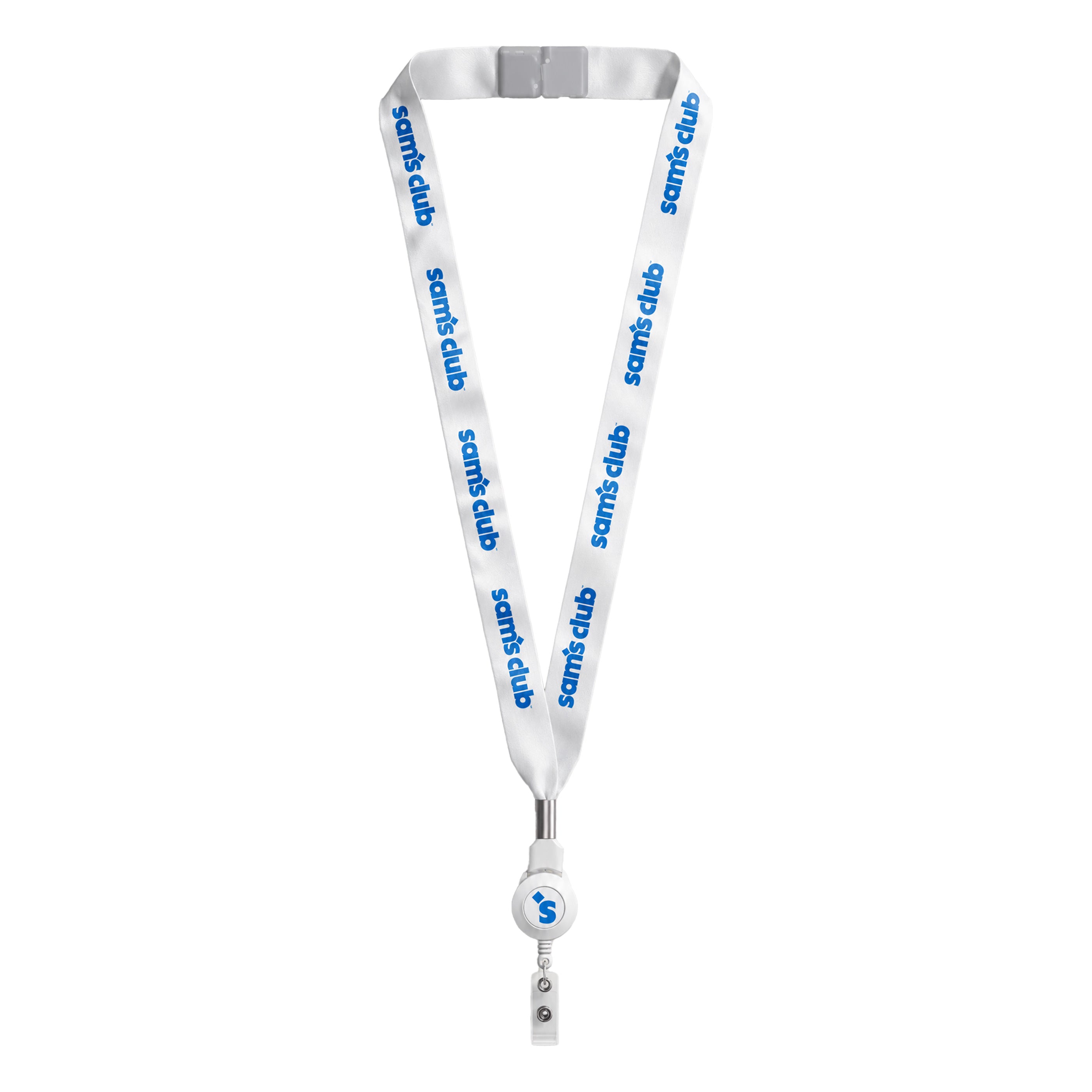 Sam's White Core Lanyard