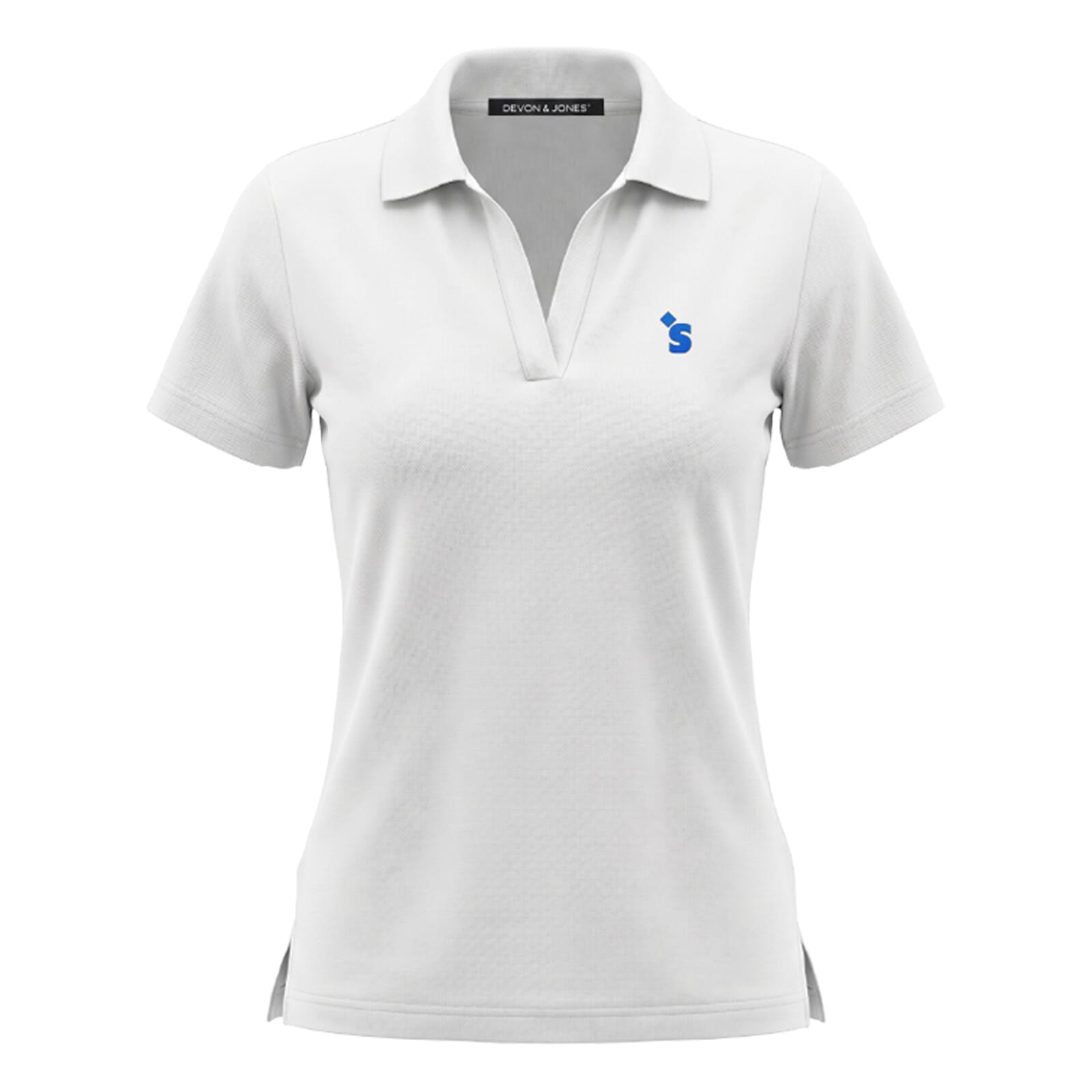 Women's HUH White Polo