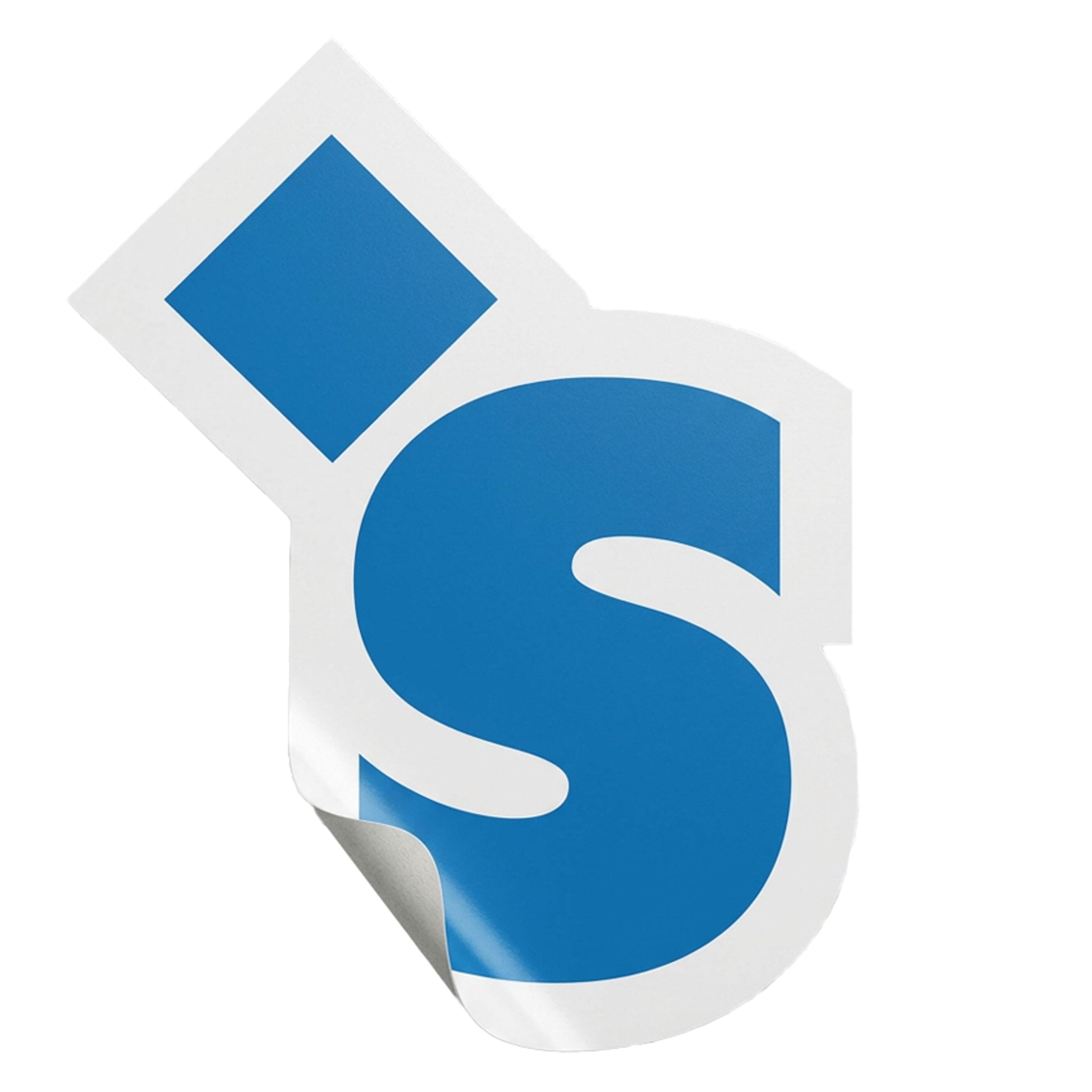 Blue HUH Sticker