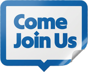 Come Join Us Sticker