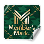 MM Green Plaid Sticker