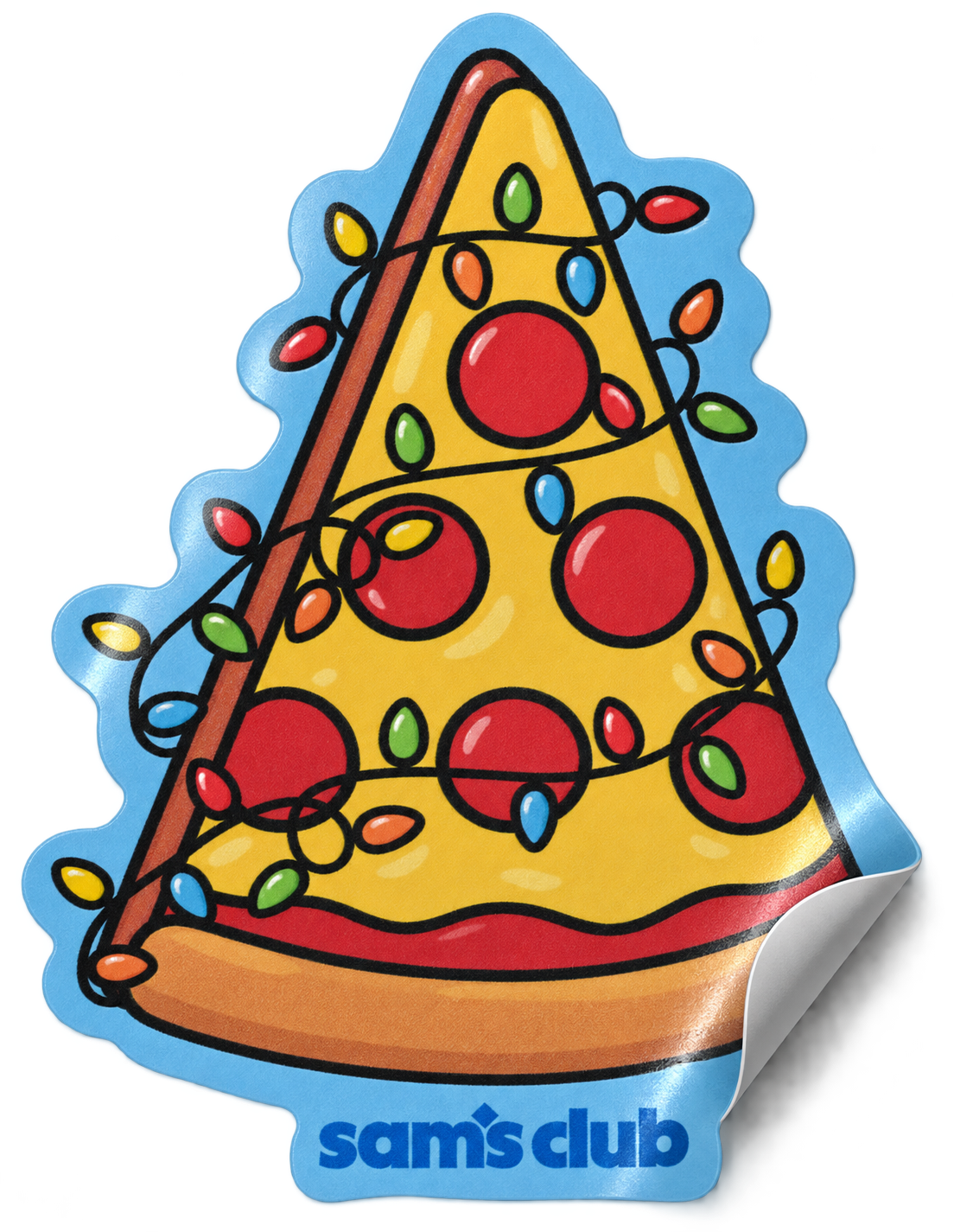 Holiday Slice Sticker