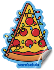 Holiday Slice Sticker