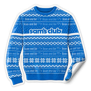 SC Holiday Sweater Sticker