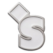 HUH White Lapel Pin