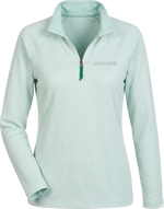 Women's Sam's Club Logo Green Quarter-Zip