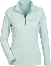 Women's Sam's Club Logo Green Quarter-Zip