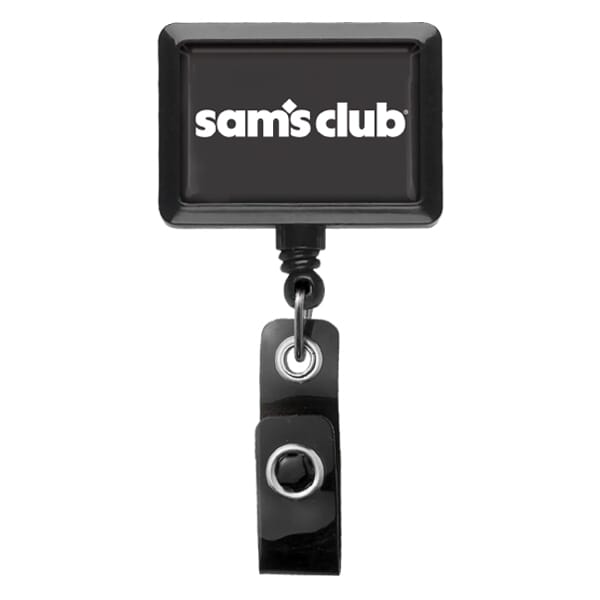 Sam's Black Rectangle Badge Pull