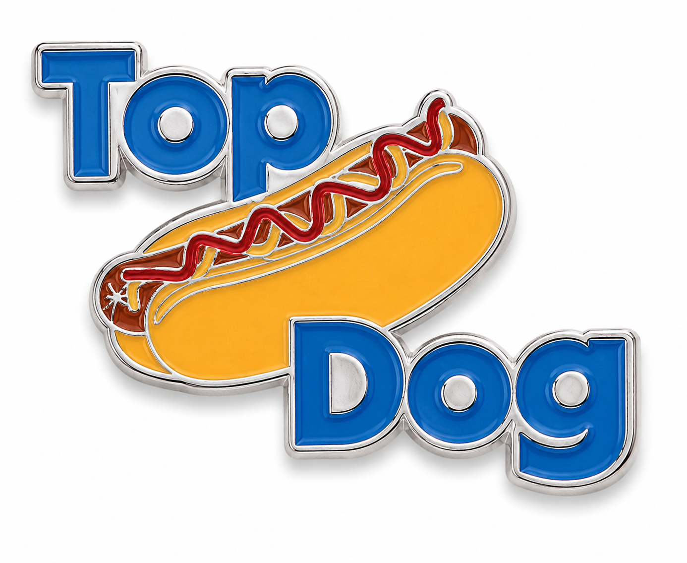 Top Dog Lapel Pin