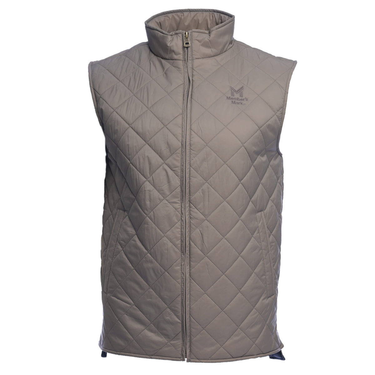 Member's Mark Diamond Quilted Vest Driftwood