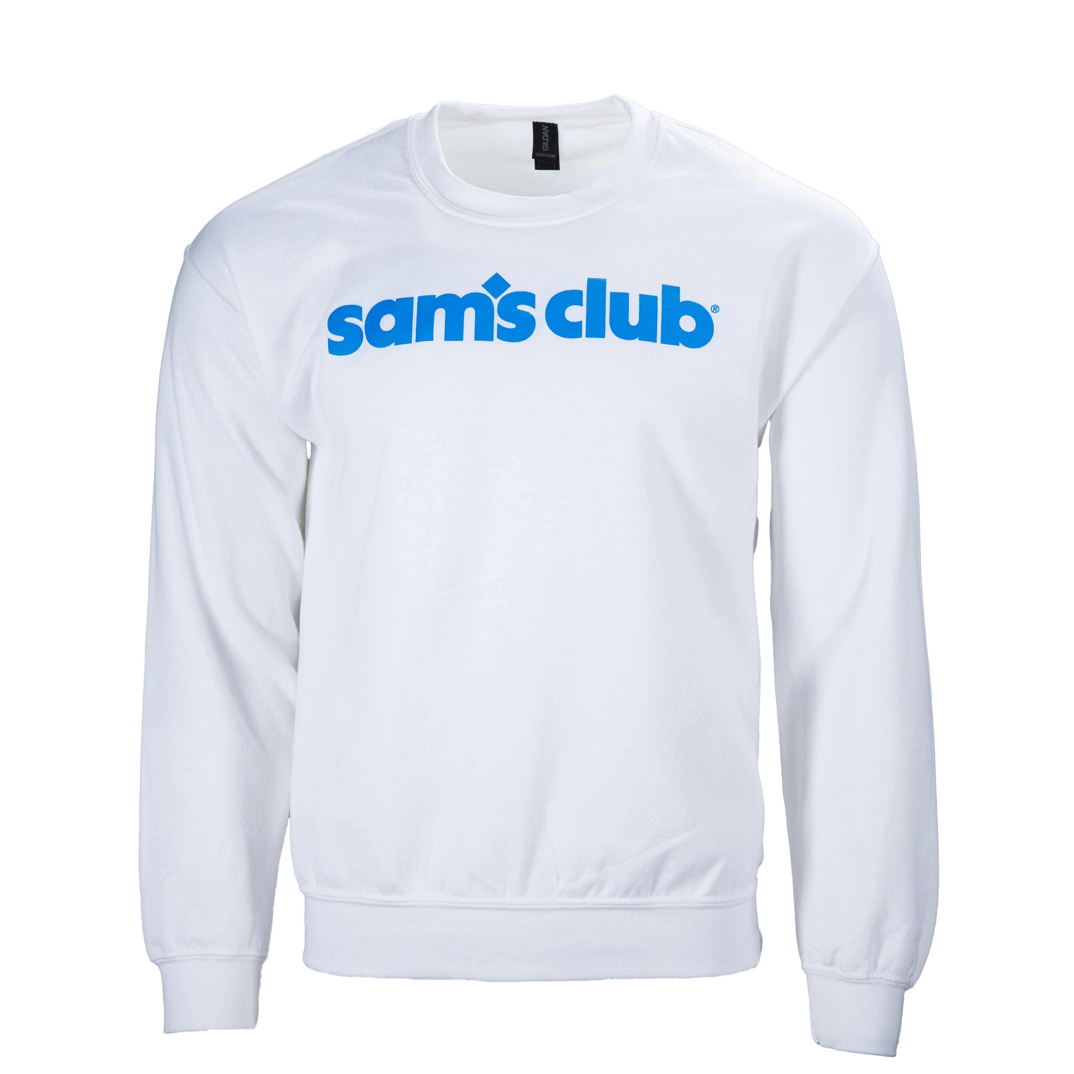 Sam's Club White Logo Crewneck Sweatshirt