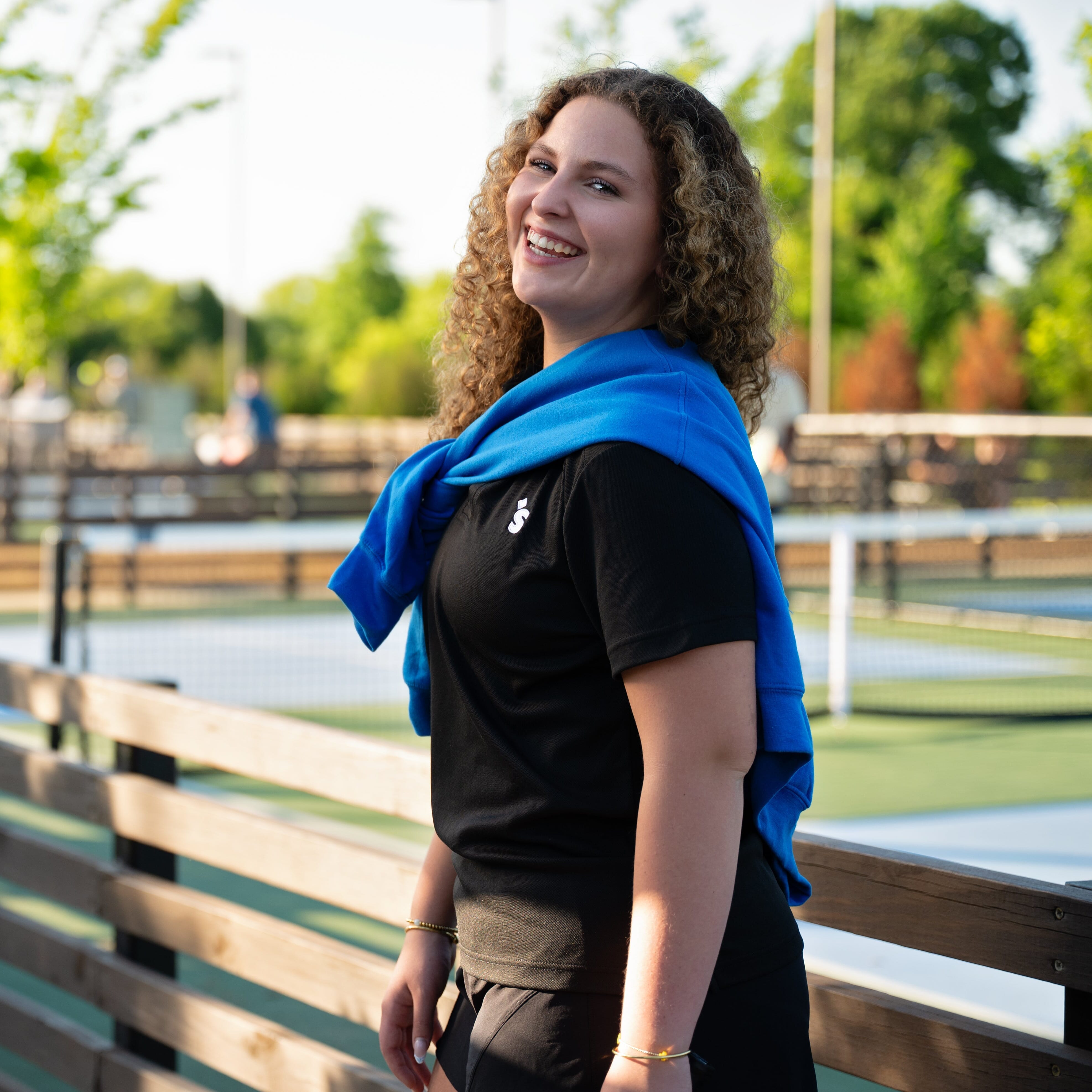 Women's HUH Black Polo