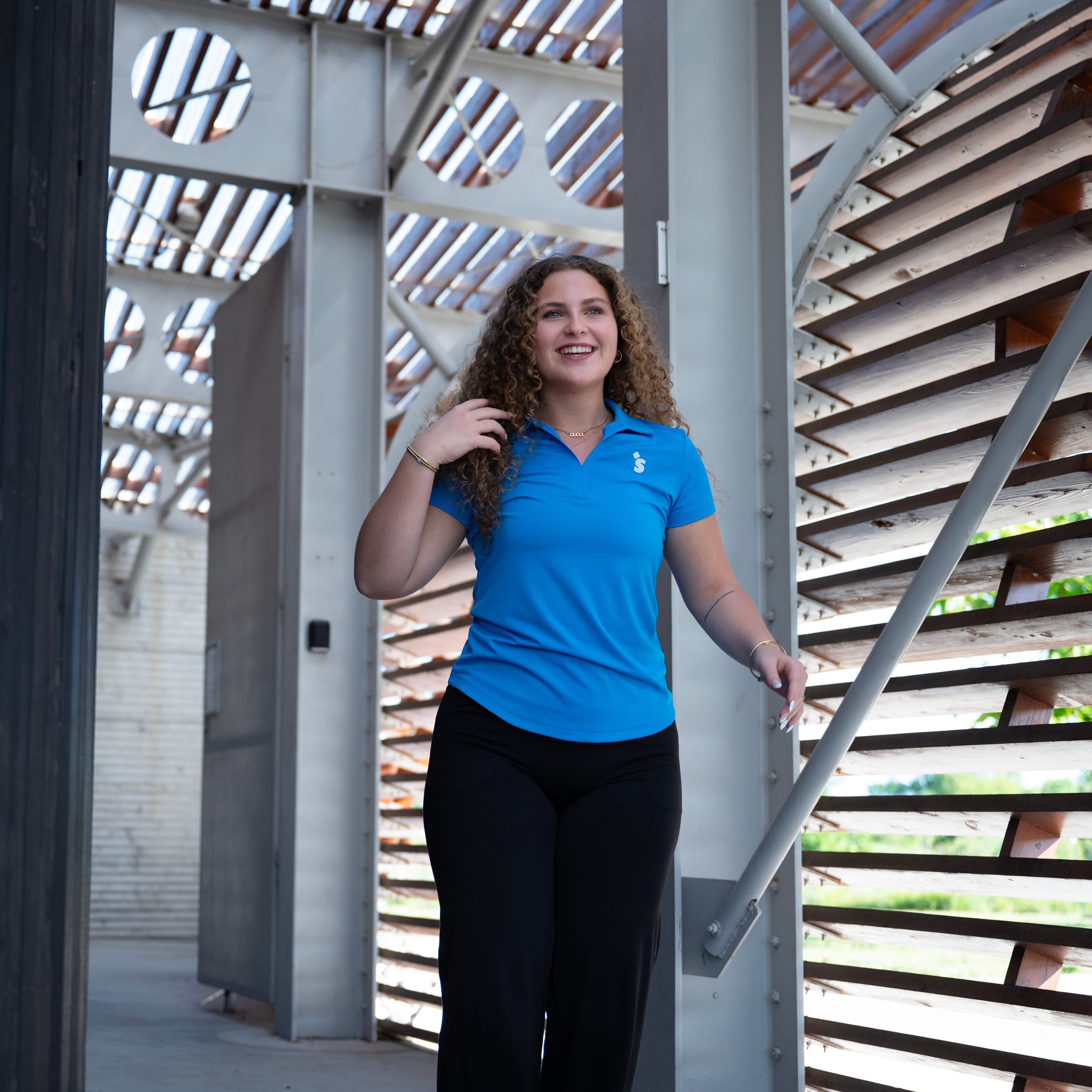Women's HUH Club Blue Nike Legacy Polo