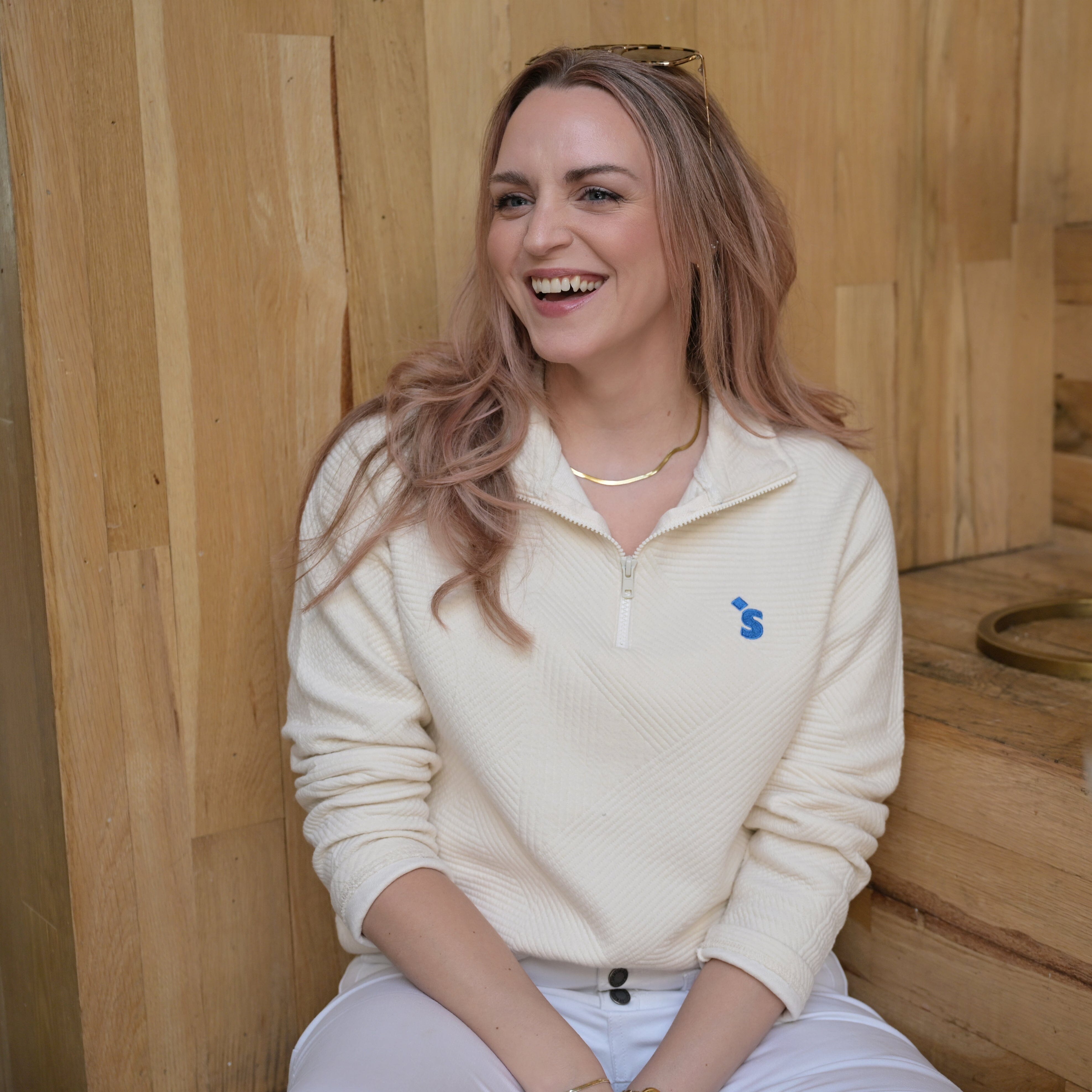 Women's HUH Zig Zag 1/4 Zip