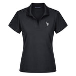 Women's HUH Black Polo